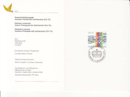 Faltblätter PTT SBK 315 mit ET