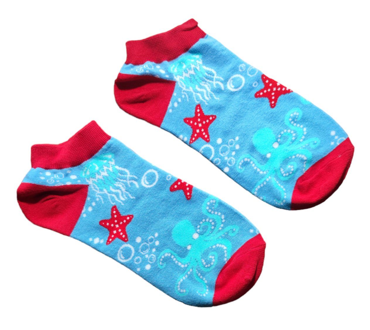 Calze: Sneaker-Socken Seestern / Octopus / Krake / Tintenfisch – Nuovo e nell'imballaggio originale da Zürich venduto da amysmith