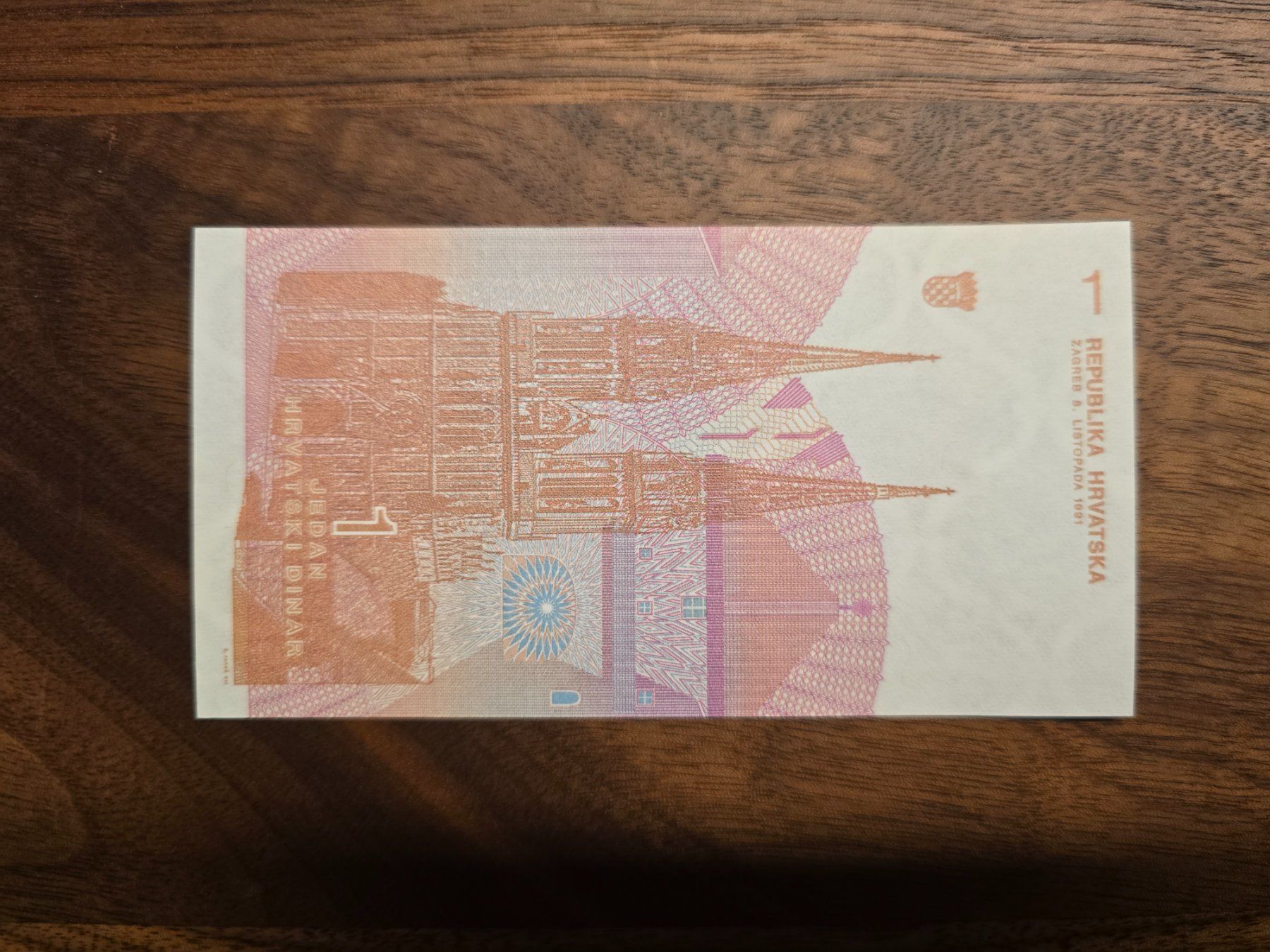 Banconote: Kroatien 1 Dinar Banknote – Usato da Büttikon AG venduto da Amineah 1