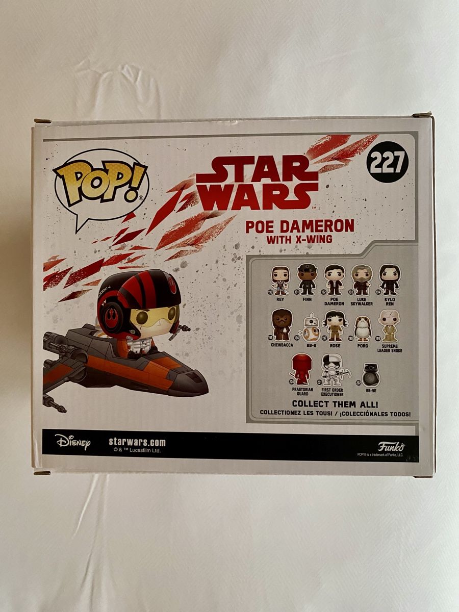 Funko Statuette: Funko POP! Star Wars Poe Dameron mit X-Wing – Nuovo e nell'imballaggio originale da Oberembrach venduto da theZaz 3