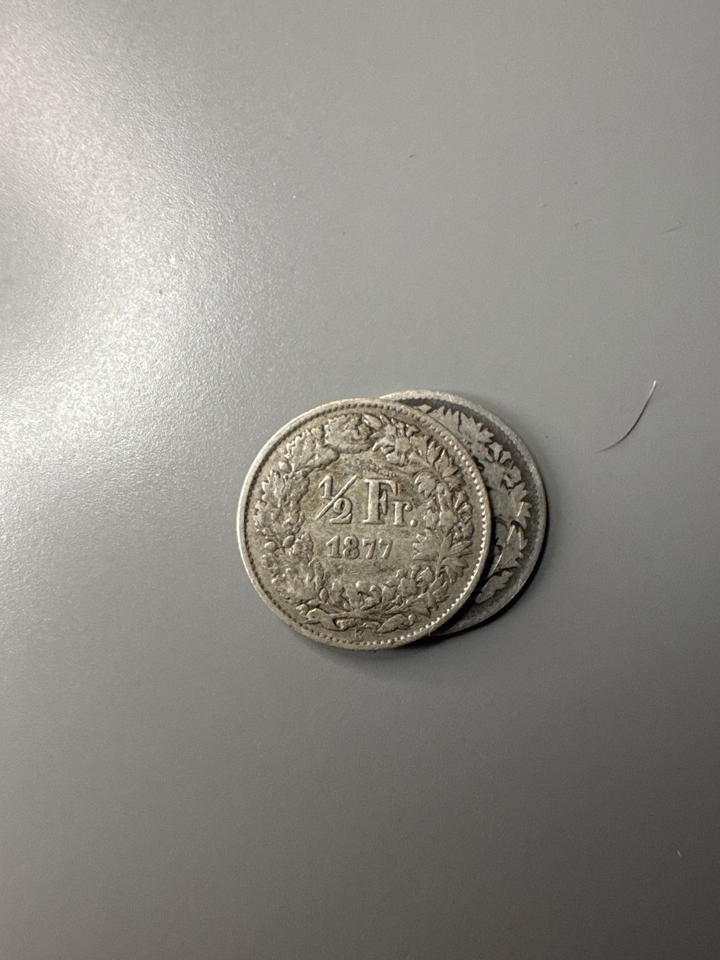 Alle Münzen: 1x Schweizer 1/2 Frankenmünzen 1877 – Neu (gemäss Beschreibung) aus Zunzgen von nordstern_handel