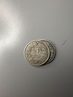 1x Schweizer 1/2 Frankenmünzen 1877