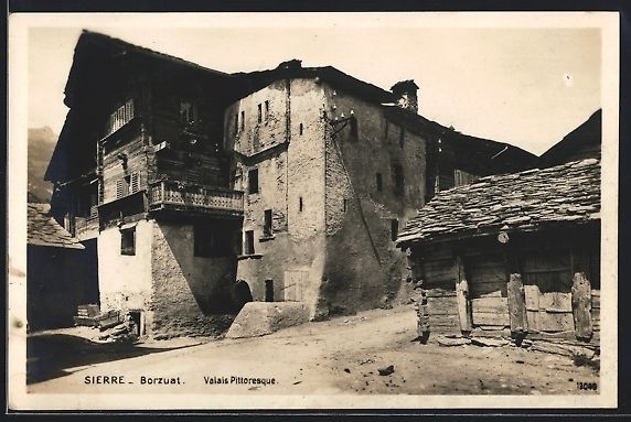 Cartoline postali: AK Sierre, Valais Pittoresque – Usato da Berlin venduto da bartko-reher
