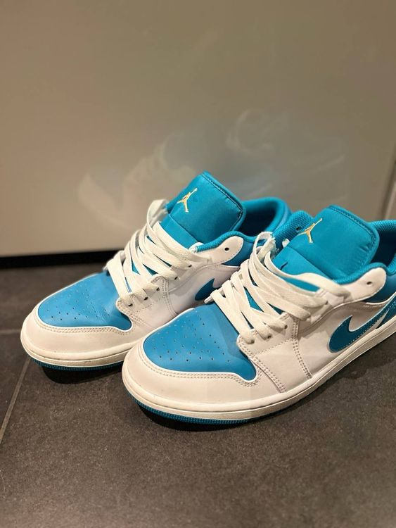 nike-air-jordan-1-low-t-rkis-weiss-gebraucht-in-nendeln-f-r-chf-45