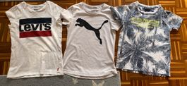 3 T-Shirts, Gr.128