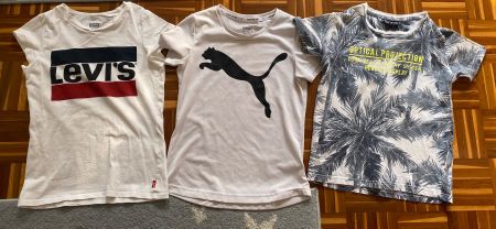 3 T-Shirts, Gr.128