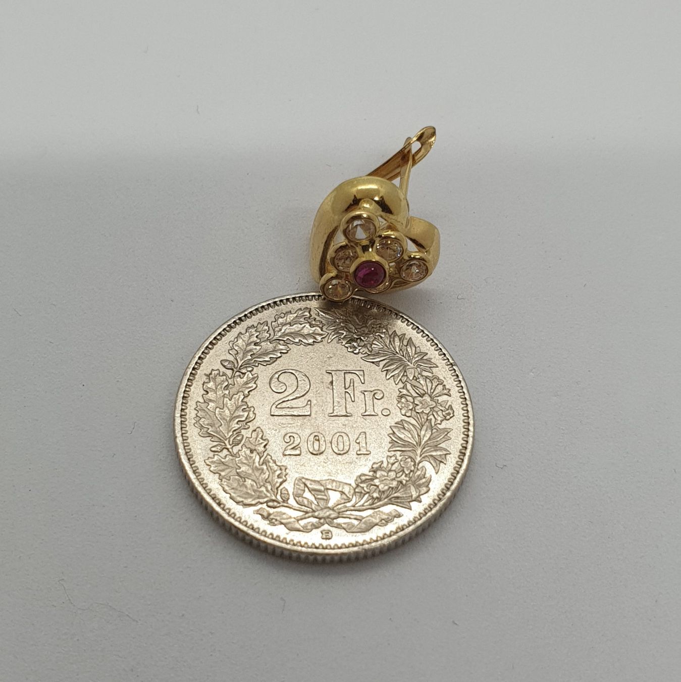 Ohrringe & -stecker: Echt 18K Gold - Herz Ohrringe – Gebraucht aus Luzern von Luzern-Goldhaus 4