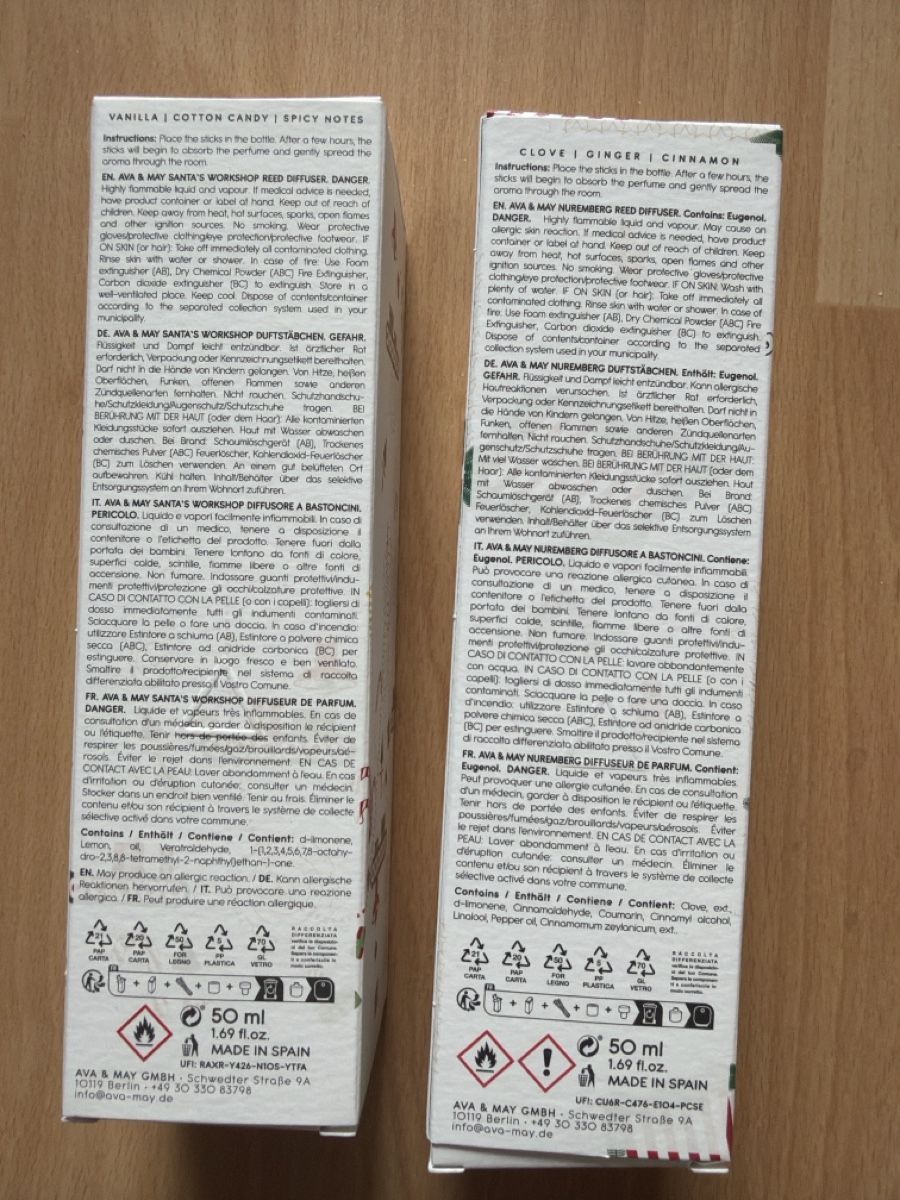 Spray per ambienti: AVA & MAY - Duftstäbchen plus Kerze – Nuovo (secondo la descrizione) da Kriens venduto da Bergstern86 1