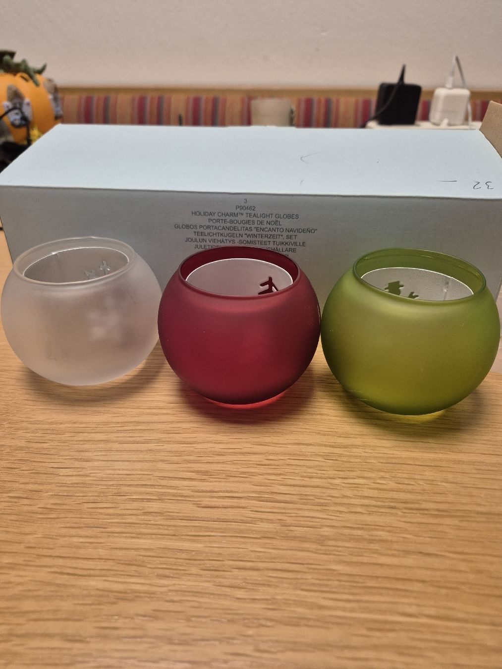Partylite Tutte le decorazioni: partylite Teelichtkugeln winterzeit set – Nuovo (secondo la descrizione) da Buttikon SZ venduto da sefa02 1