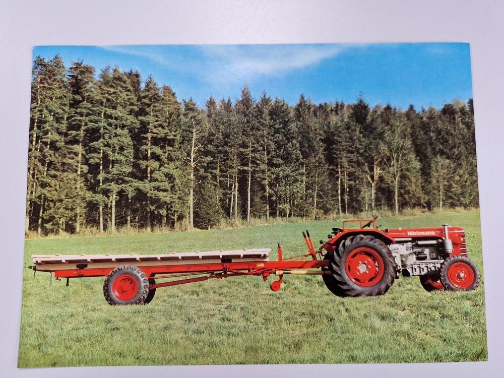 Hürlimann H12 Traktor - Metall-Modell Im Maßstab 1:50 Für Sammler & Fans