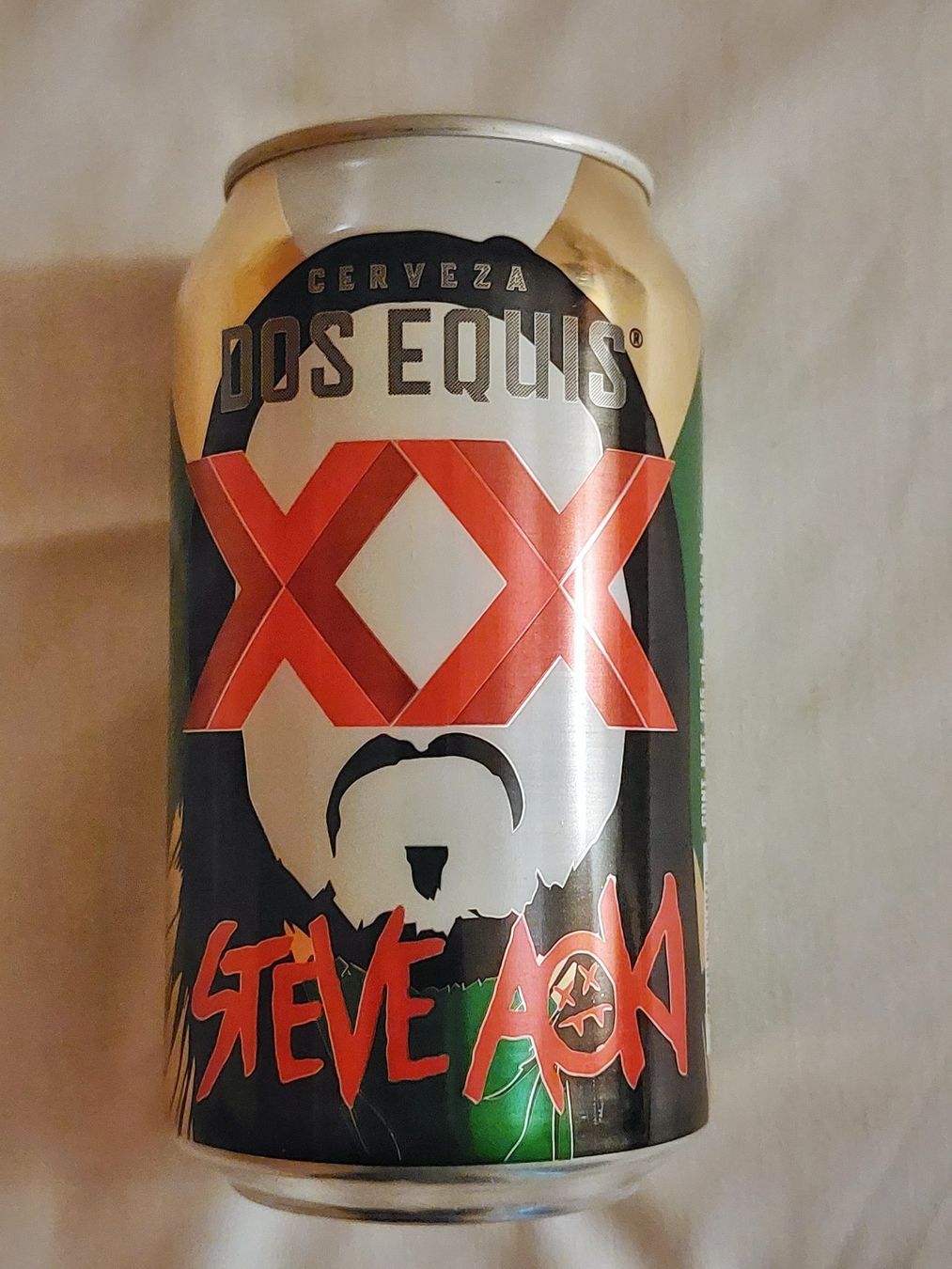 Spirituosen: Steve Aoki Bier Mexiko Dose Dos Equis beer - rar – Neu (gemäss Beschreibung) aus Kaisten von Simpsons4