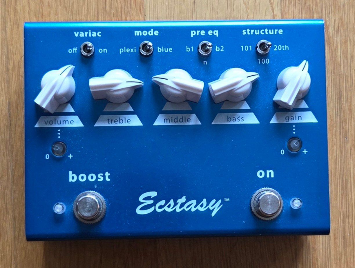 Strumenti musicali: Bogner Ectasy Blue Overdrive Pedal – Usato da Luzern venduto da PakGede