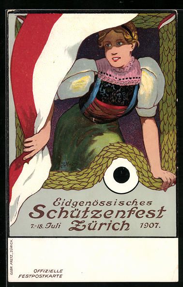 Cartes postales: Zürich, Eidgenössisches Schützenfest  – D'occasion à Berlin par bartko-reher