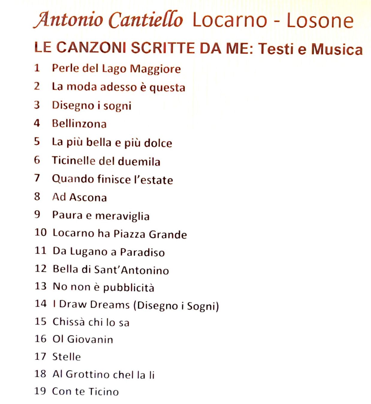 Musikinstrumente: Mandoline / Fisarmonica / Le Canzoni scritte da me – Neu und originalverpackt aus Locarno von Antonio41 2