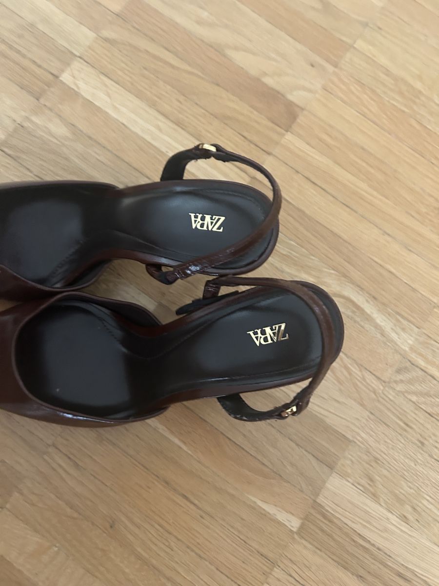 Zara Damenschuhe: Zara Slingback Pumps neu 37 rotbraun – Neu und originalverpackt aus St. Gallen von oli_ryy9 4
