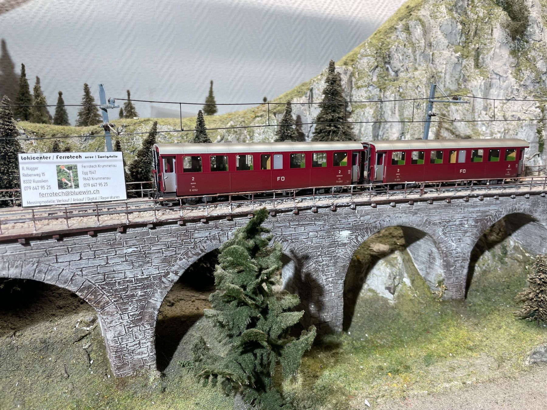 Ferro-suisse Modellini di ferrovie: Ferro Suisse, FO Wagen - Set – Usato da Krummenau venduto da ferrotech 4