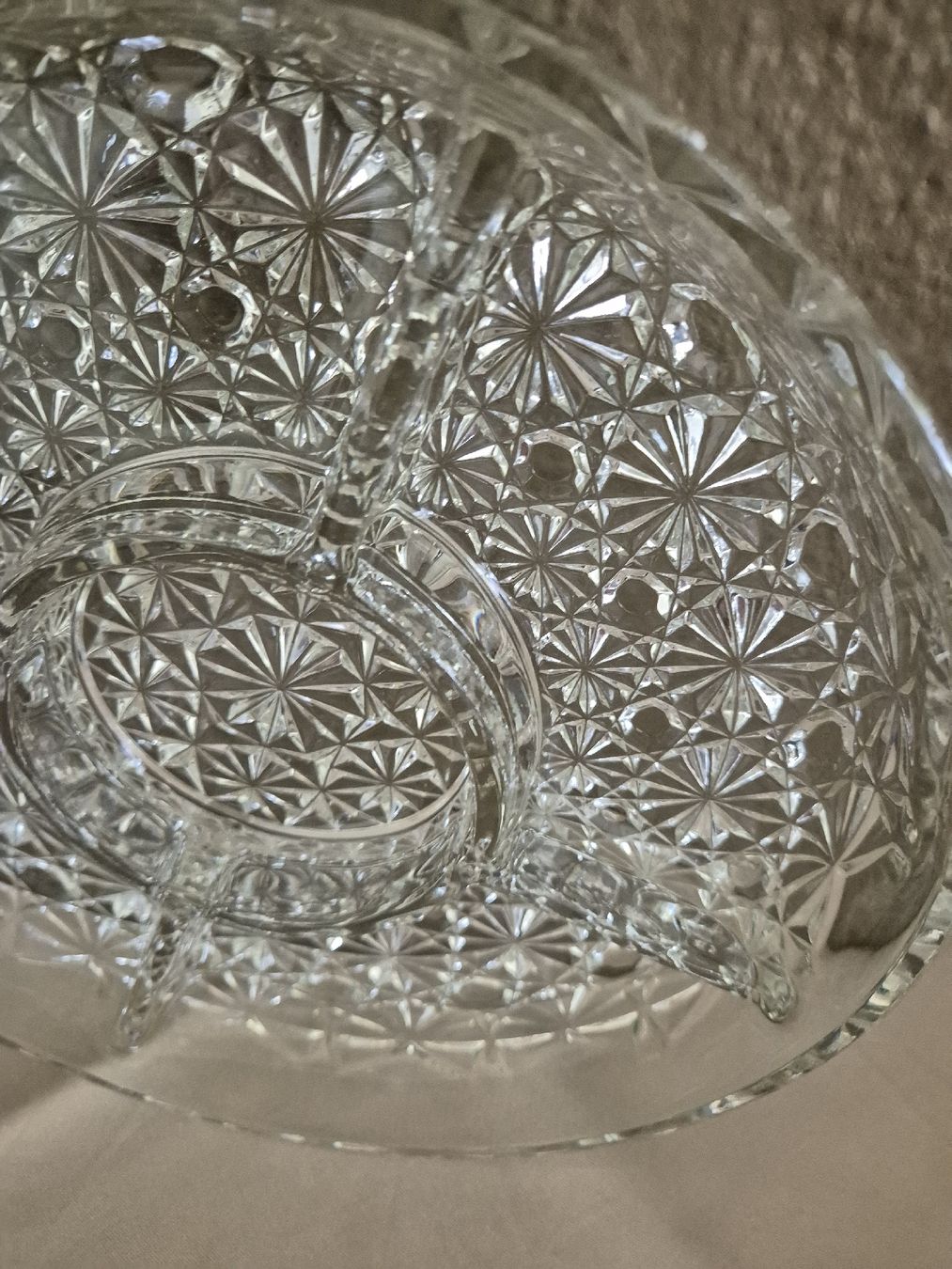 Ciotole: Kristall Glasschale, Servierschale mit 5 Fächern – Usato da Eschlikon TG venduto da zuzanka80 2