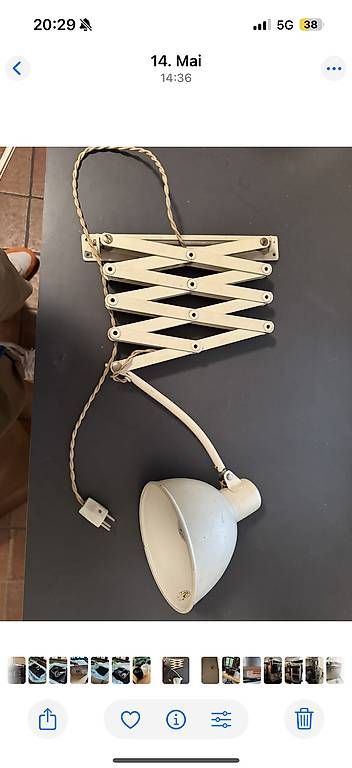 Bag Turgi Lampade: Scherenlampe BAG Turgi – Usato da Bern venduto da leo_n862