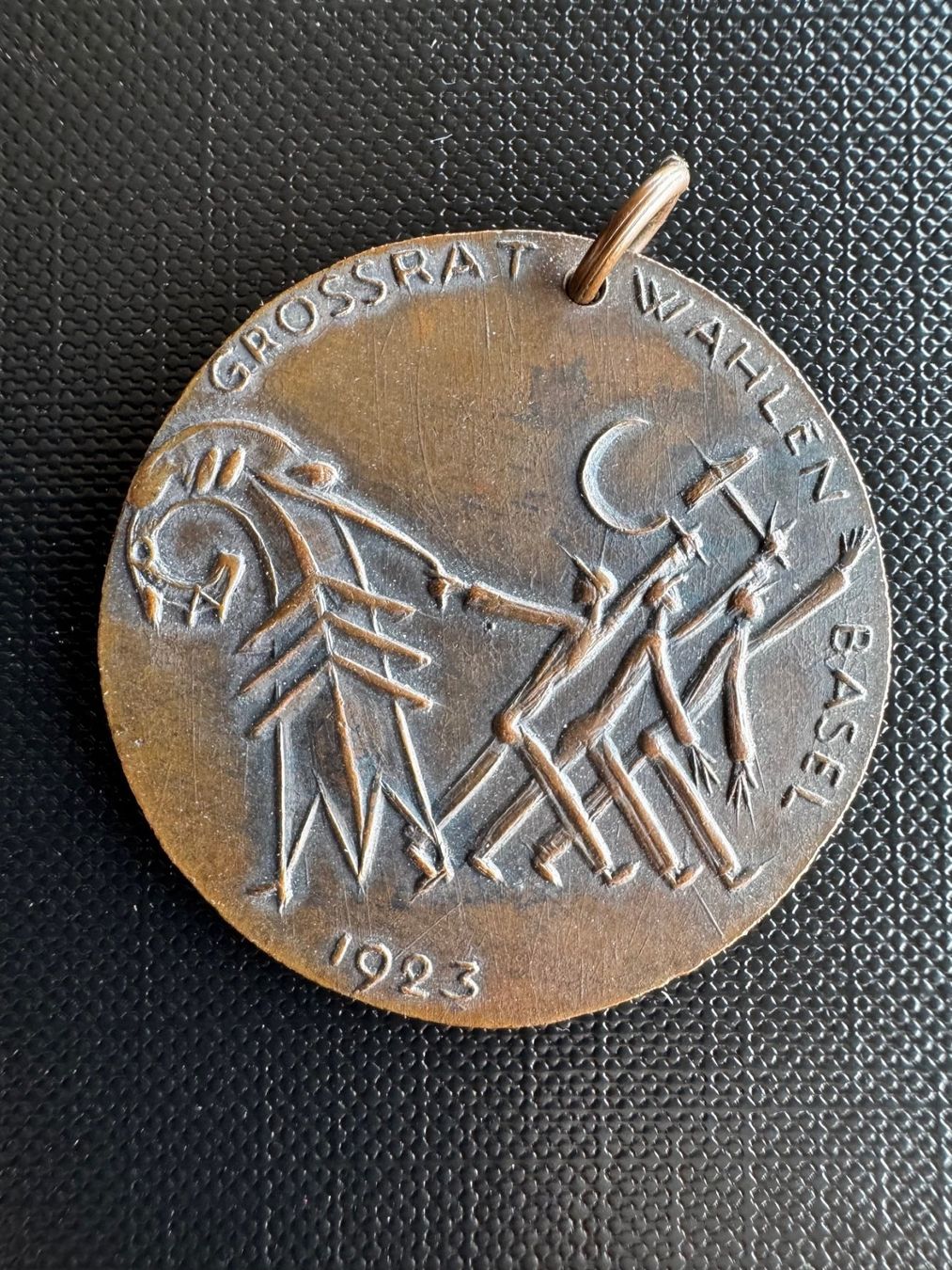 Medaglie: Basel 1923 - Grossrat Wahlen – Usato da Meilen venduto da coins4sale