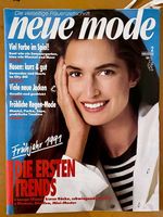 Retro-Nähzeitschriften mit Schnittmustern aktuellen Modellen