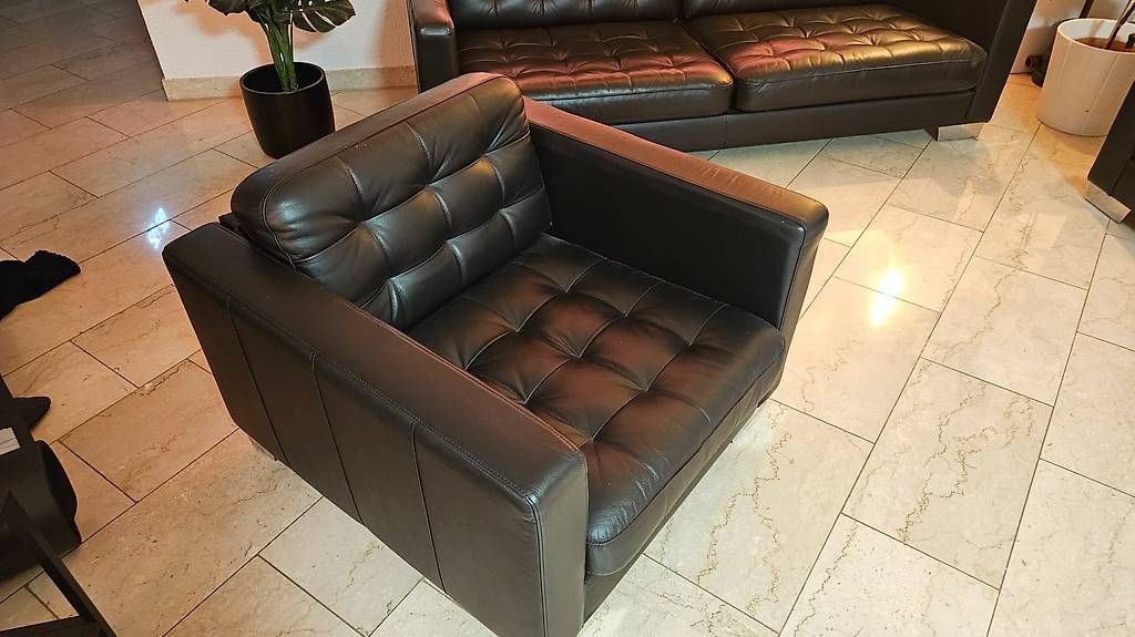 Sofas: Sofa Leder Landskrona – D'occasion à Zürich par Firemedic 1