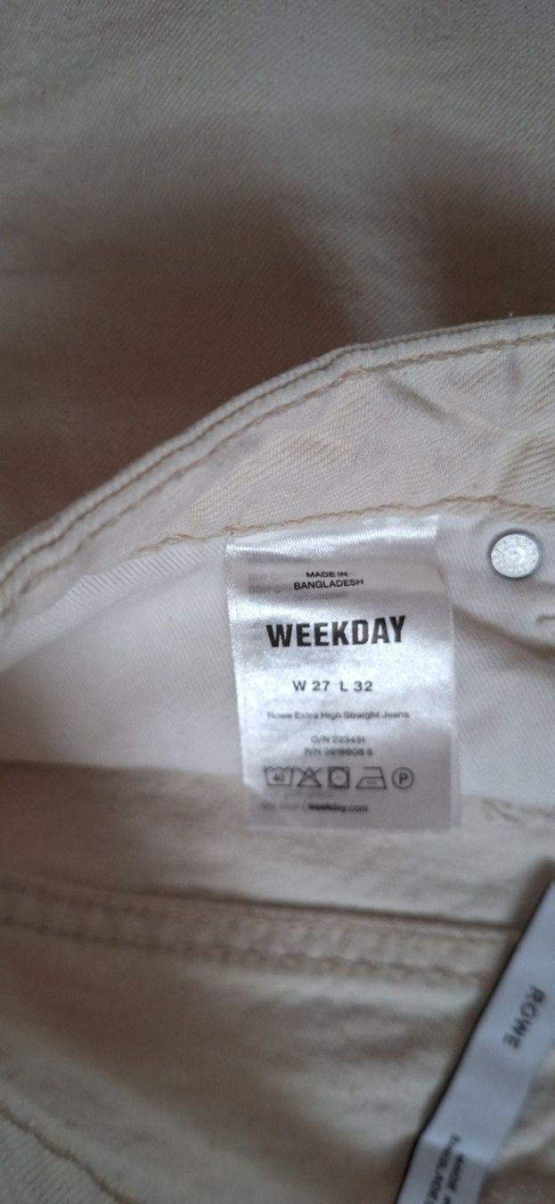 Weekday Jeans: Weekday, jeans beige (rowe) – Nuovo (secondo la descrizione) da Lussery-Villars venduto da pousinete02 2