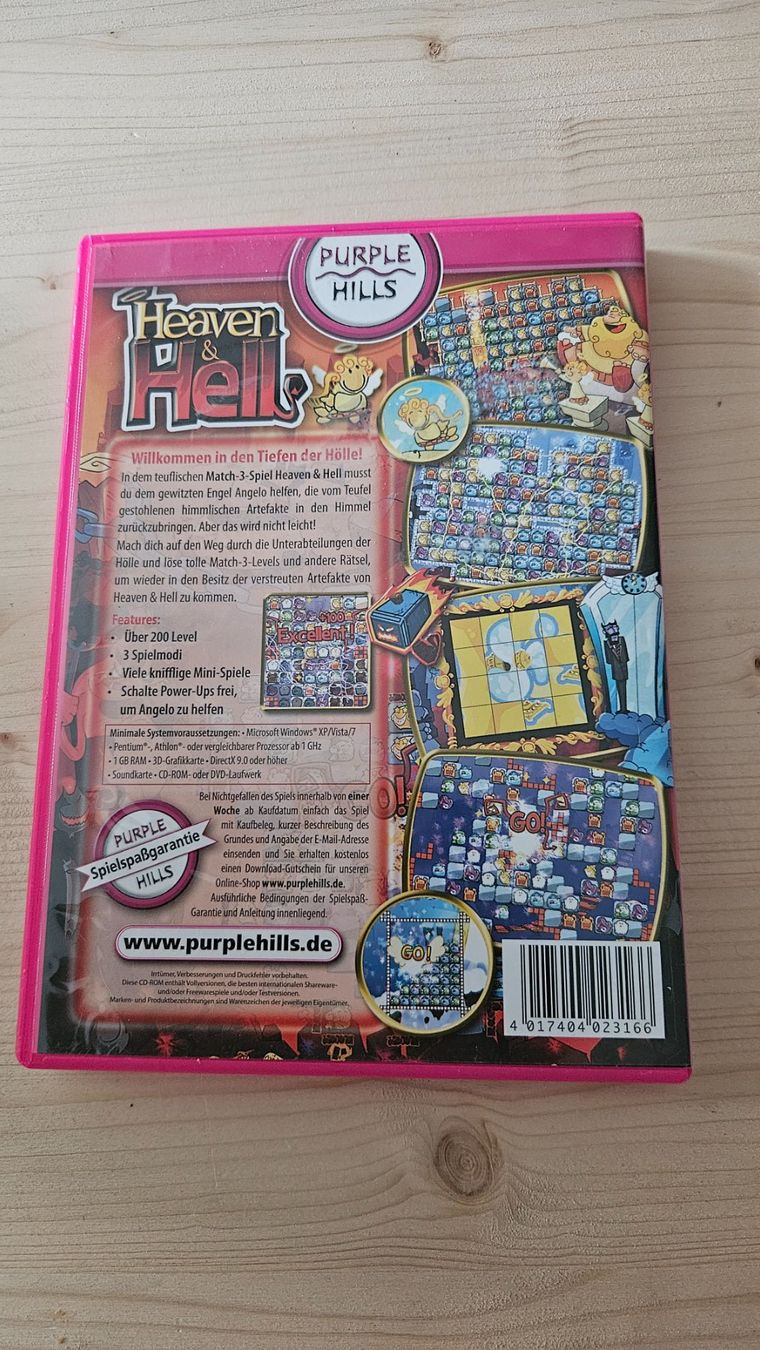 Giochi: Heaven & Hell PC Game - Top Zustand - Retro Game! – Usato da Escholzmatt venduto da _die_Kaempferin 1