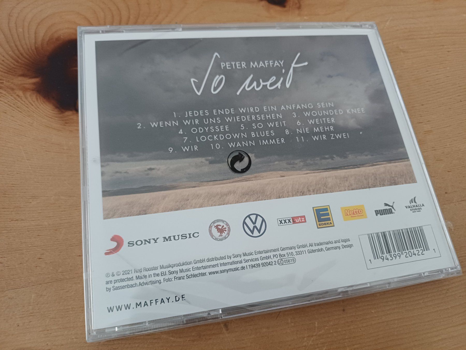 CDs: Peter Maffay: So weit (neu; 2021) – Neu und originalverpackt aus Jona von Rreto71 2