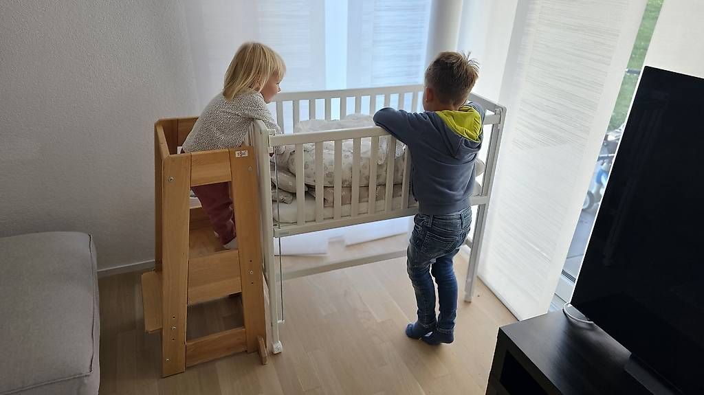 Betten: fillikid Beistellbett Cocon weiss – Gebraucht aus Neunkirch von mir_c9zg