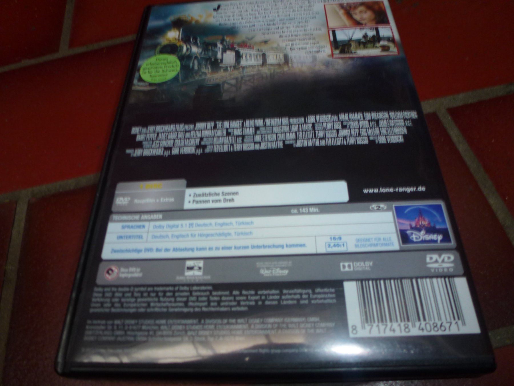 Tutti i DVDs: Lone Ranger (DVD) – Usato da Olten venduto da Disc-Verkauf 2