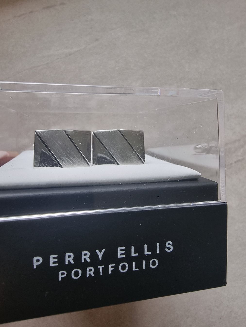 Gemelli: perry ellis portfolio manschettenknöpfe. Neu – Nuovo e nell'imballaggio originale da Wohlen AG venduto da niki31 1