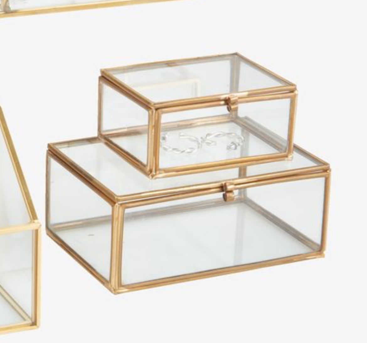 Schmuckkästen: Schmuckkästchen/Box in Goldoptik 2er Set – Neu (gemäss Beschreibung) aus Rheineck von cha_p9qy 9
