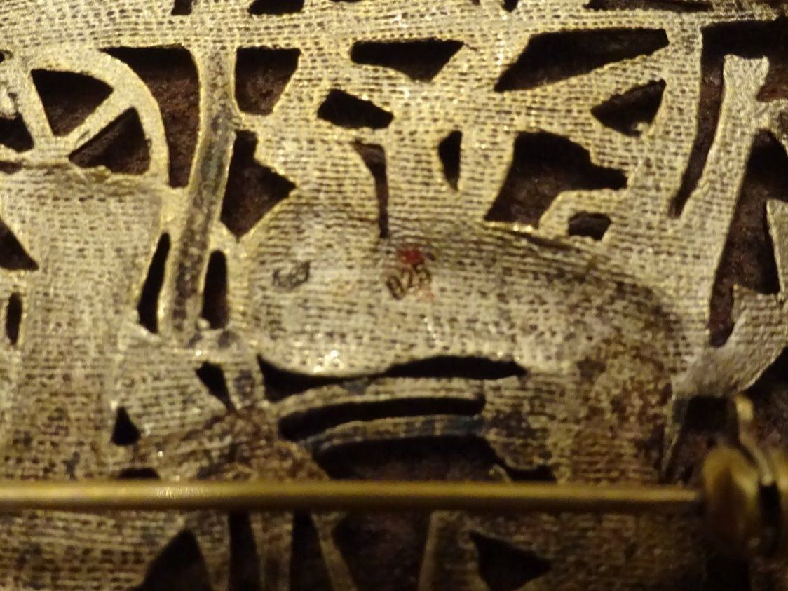 Spille & Fermagli: Brosche Pharao Ägypten / 925 S vg. – Usato da Esslingen venduto da FetteSchnecke 5