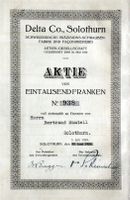Delta Co., Solothurn - 1924