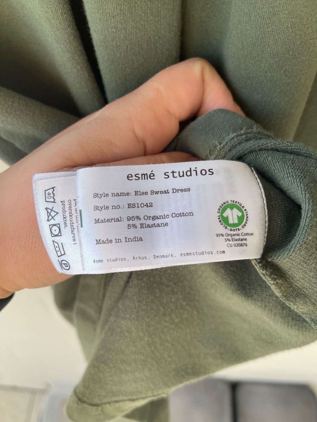 Vestiti: esmé studios Jerseykleid grün Gr. L – Usato da Brütten venduto da Rod816 4
