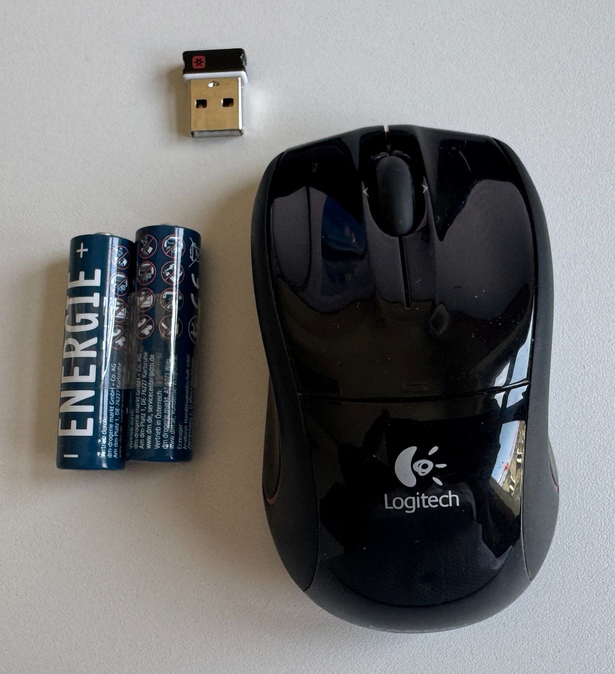 Logitech Mouse: Logitech M505 Bluetooth Maus mit USB-A Dongle, schwarz – Usato da Winterthur venduto da YaV