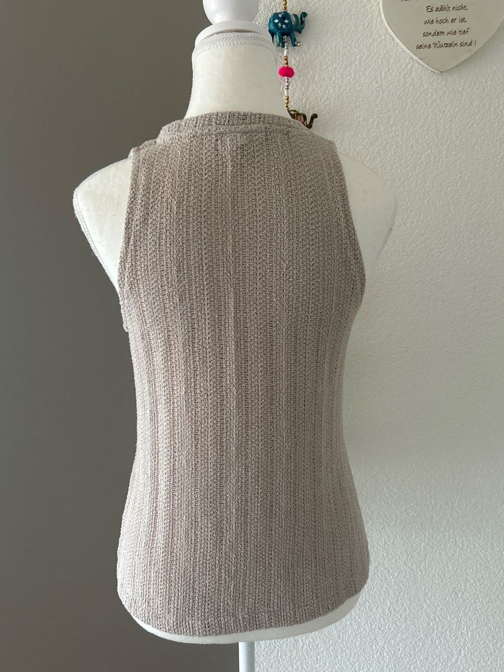 H&M Top: Stricktop beige von H&M Gr. XS – Usato da Brunnen venduto da Nala2929 6