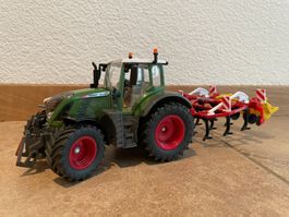 SIKU Fendt 724 mit Grubber