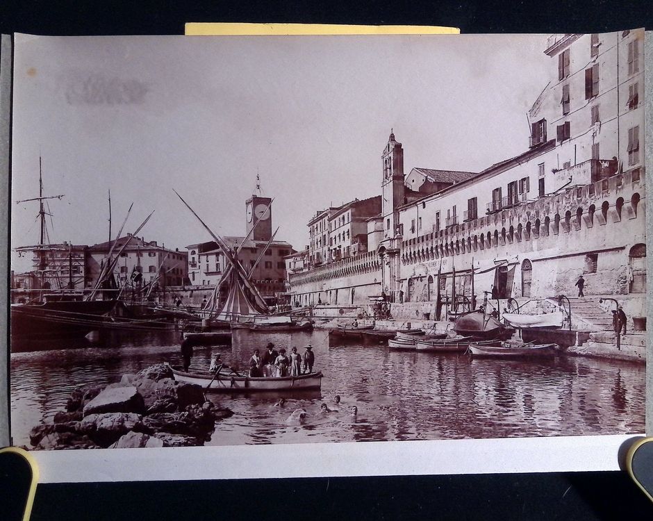 Cittavechia Italien um 1900 Antikes Foto Ed. Alinari Grossf. (Gebraucht ...