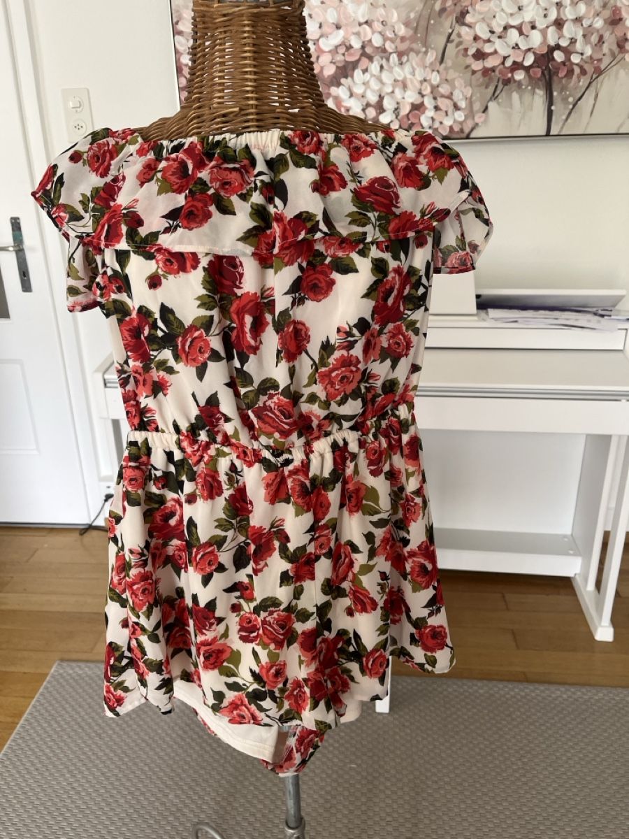 H&M Tute: Jumpsuit mit Volant, 38, H&M – Usato da Solothurn venduto da Bobesch08