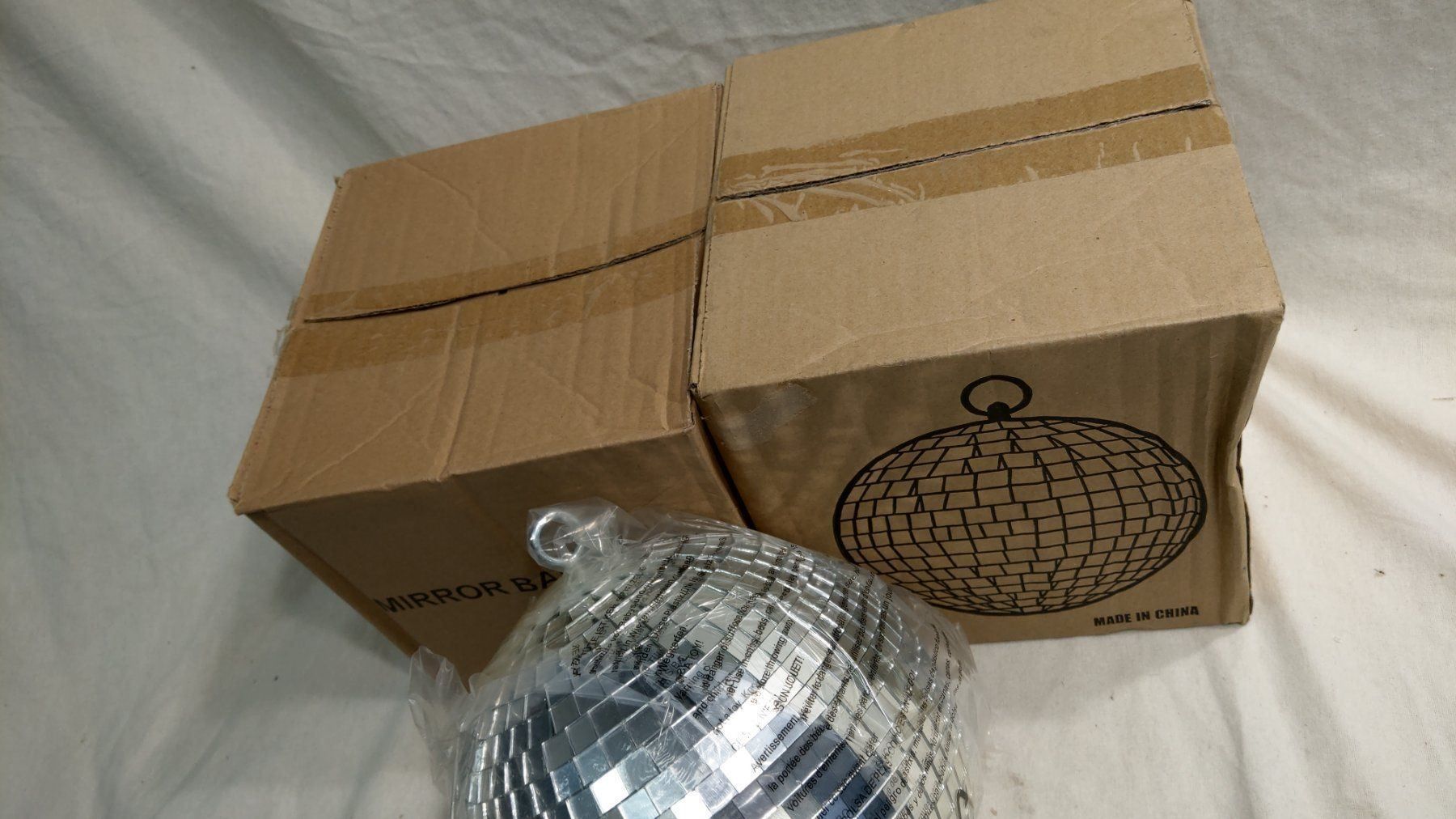 Tutte le decorazioni: 3er Set Spiegelkugel 20cm, Discokugel – Nuovo (secondo la descrizione) da Däniken SO venduto da Profog1 3