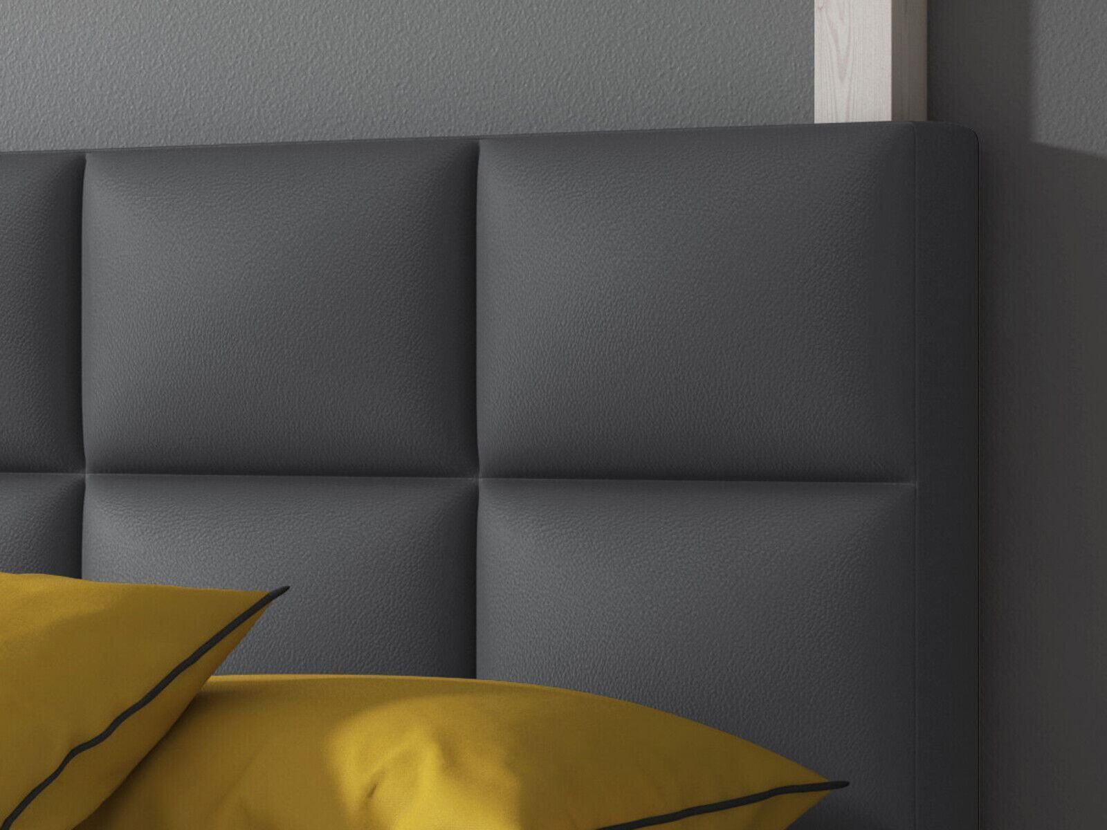 Letti: Boxspringbett 140x200 Anthrazit Hotelbett Bett – Nuovo e nell'imballaggio originale da Wallenwil venduto da toesstal-vertrieb 3