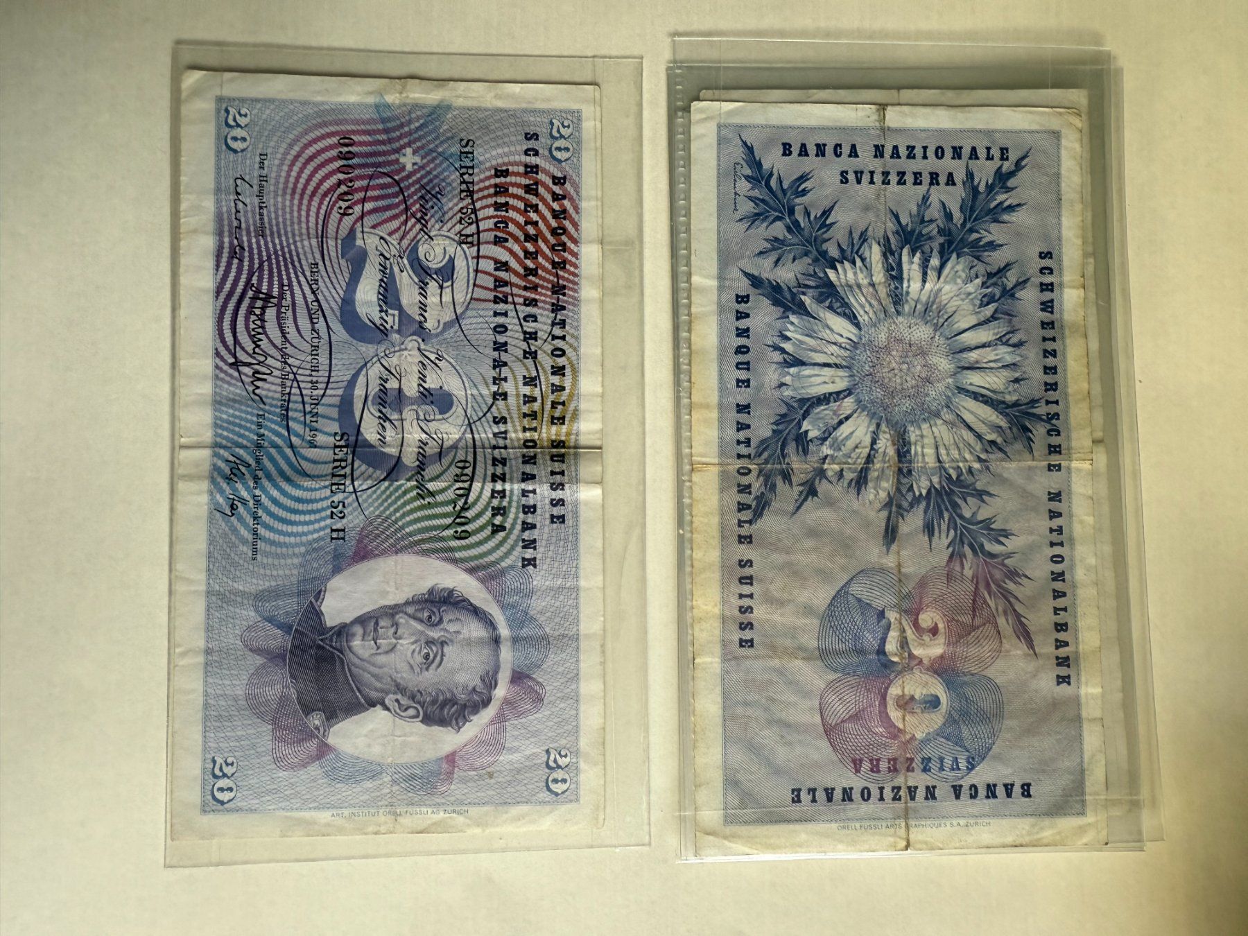 Banconote: Lot de billets de banque Suisse originaux – Usato da Eclagnens venduto da Vialli 3