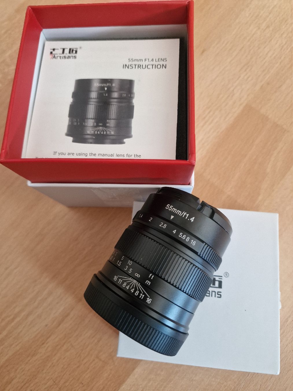 7artisans Obiettivi: 7artisans 55mm F1.4 EF-M – Nuovo (secondo la descrizione) da Menznau venduto da CS1.6 1