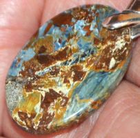 Anhänger L-7309 – Pietersit Cabochon 28x19mm