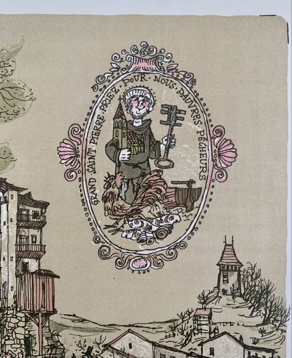 Grafica & Litografie: Schweizer Kunst - Teddy AEBY (1928-1992) – Usato da Düdingen venduto da polytropon_5 2
