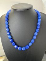 Schön selten Edelstein Kette aus 9x11mm grossen Nuggets NEU