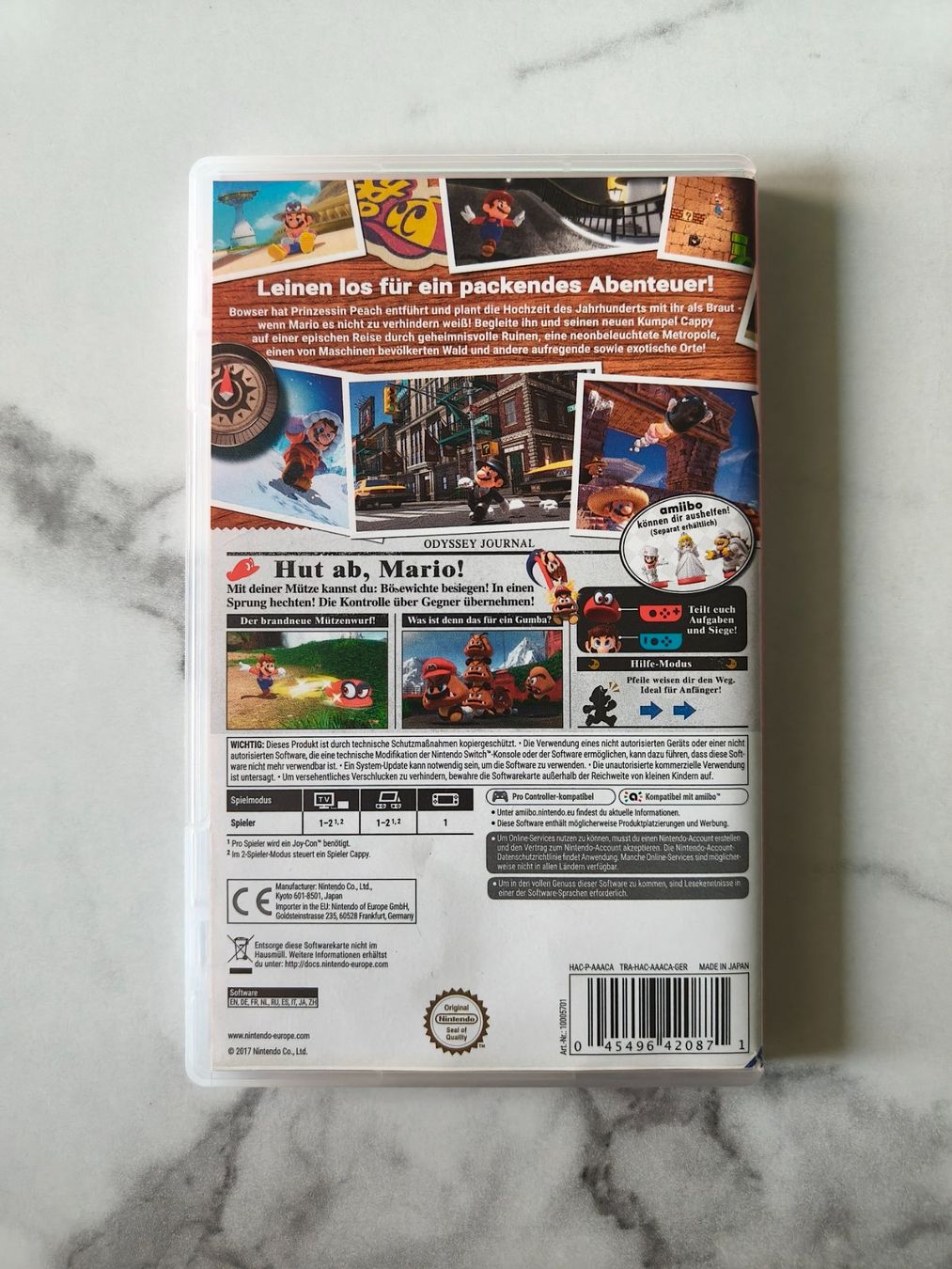Nintendo Jeux: Super Mario Odyssey, Nintendo Switch – D'occasion à Zürich par TheGameBow 1