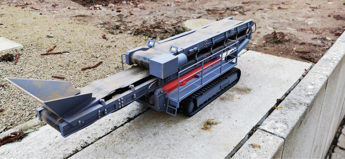 Modellismo RC: RC Förderband Raupe 1:14 – Nuovo (secondo la descrizione) da Altdorf UR venduto da modellbau-widmer 1
