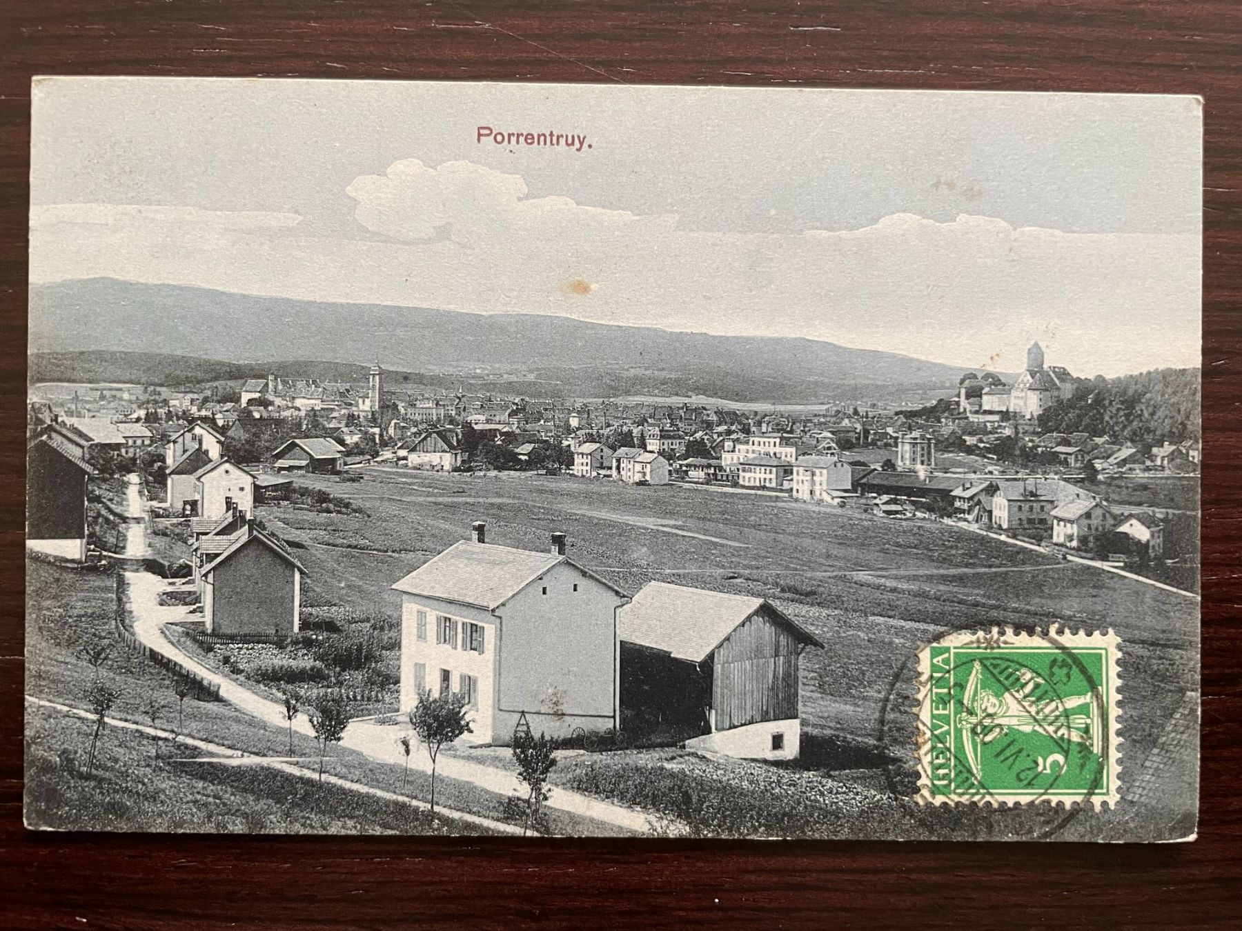 Cartoline postali: PORRENTRUY 1909 – Usato da Wald ZH venduto da TLILEF
